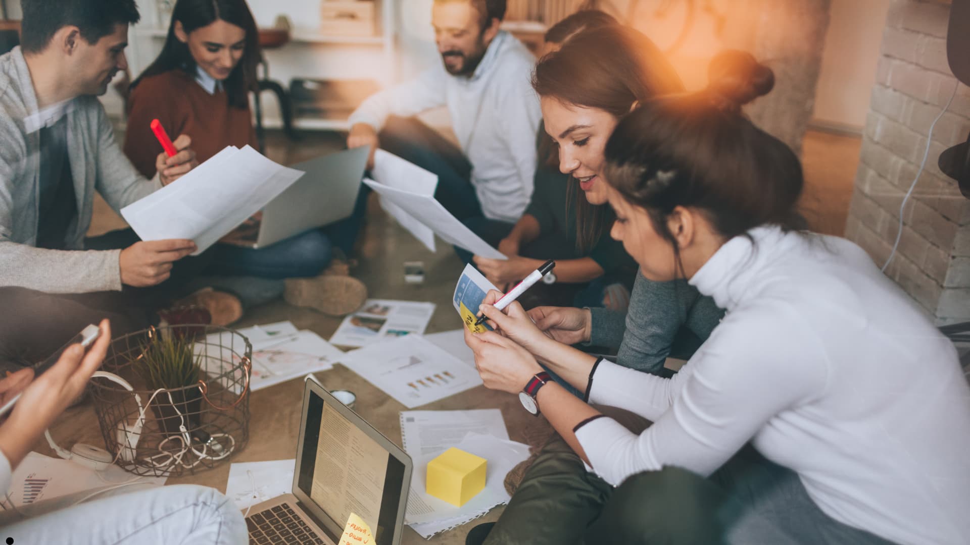 People working together on a project